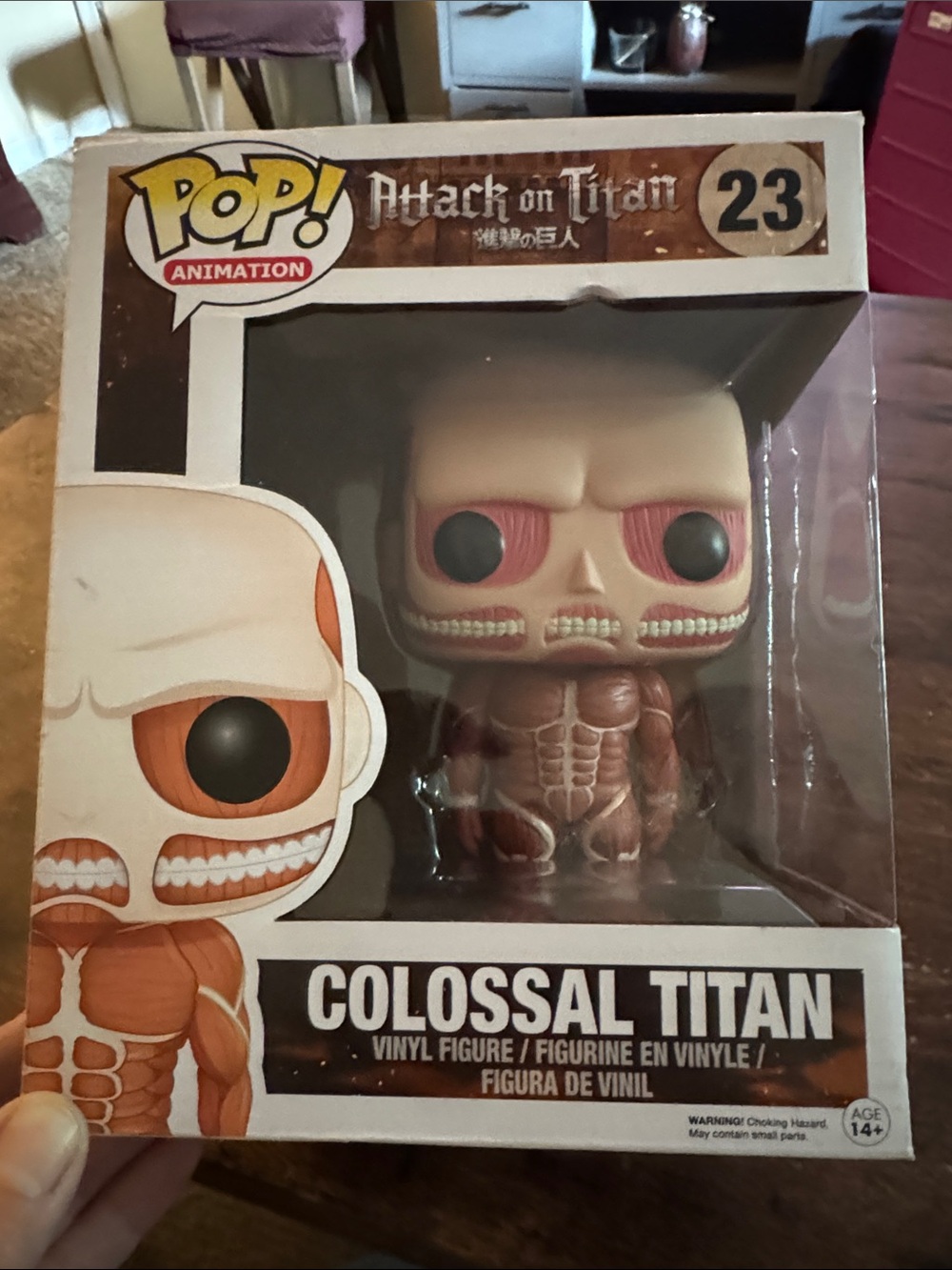 NIB Funko Colossal Titan Vinyl Figure 23- Flesh Tones & Black Eyes